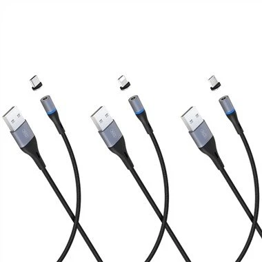Магнітний USB-кабель 2,4 A Fpr Micro Type C і Lightning